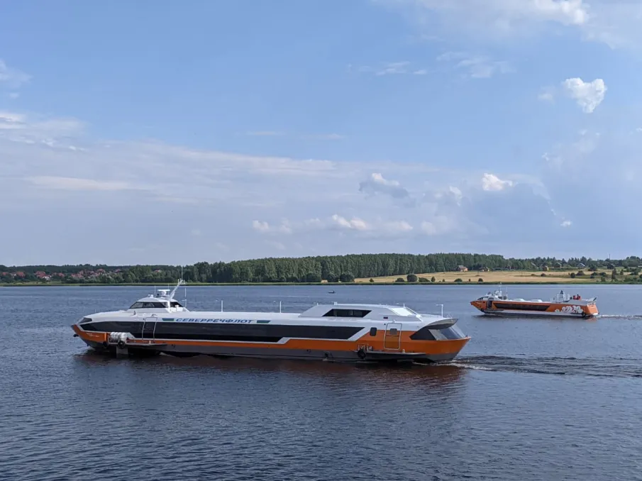 Головное судно «Метеор 120Р» спущено на воду в Нижегородской области